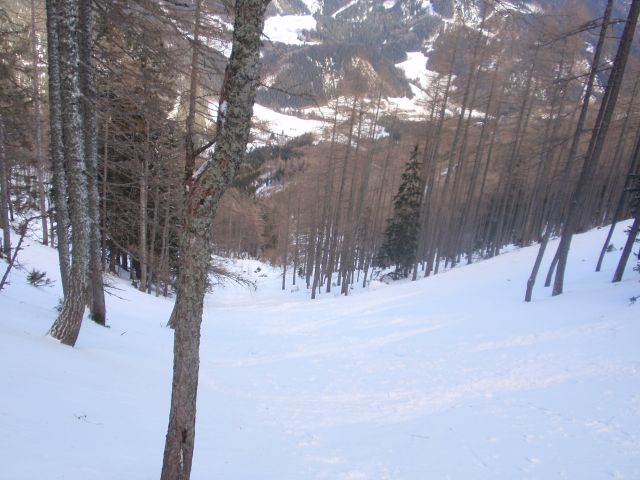 Abfahrt durch den Lahngraben