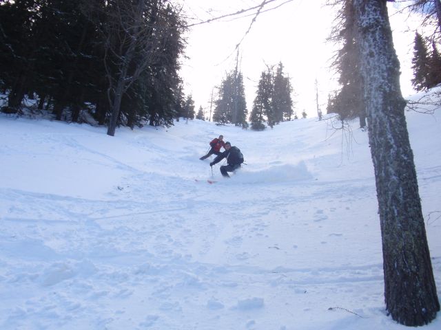 Abfahrt durch den Lahngraben