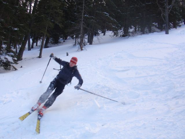 Abfahrt durch den Lahngraben