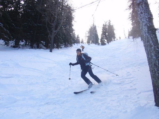 Abfahrt durch den Lahngraben