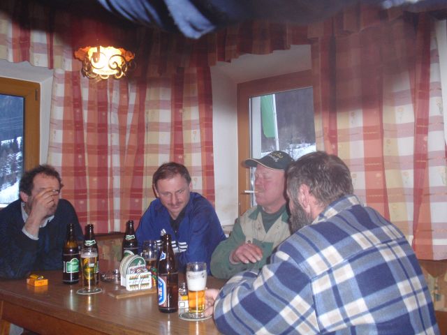 Die Einheimischen: Ulli, Hans, ?, Ferdl