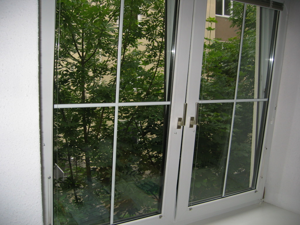 Blick ins Grüne vom Küchenfenster