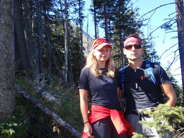 Zwischenstop im Waldanstieg von der Bärenlacke
Rainer & Sonja