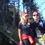 Zwischenstop im Waldanstieg von der Bärenlacke
Rainer & Sonja