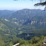 Zwischenstop im Waldanstieg von der Bärenlacke
Blick in die Ötschergräben