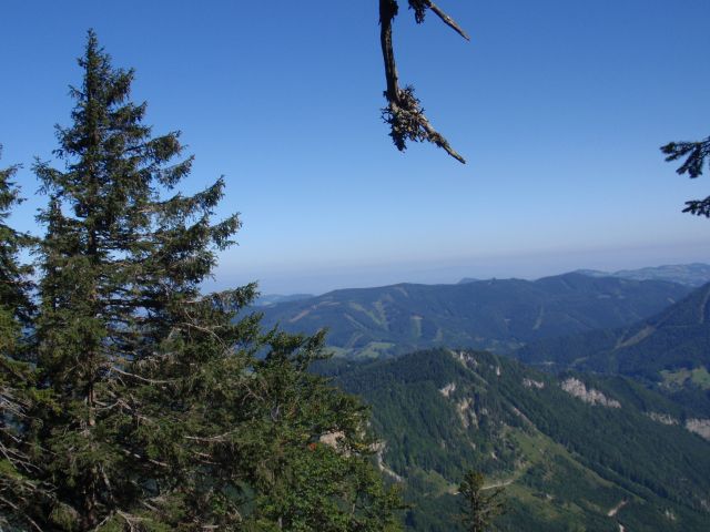 Zwischenstop im Waldanstieg von der Bärenlacke