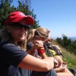 Zwischenstop vor Rauem Kamm
Sonja, Elisabeth, ...