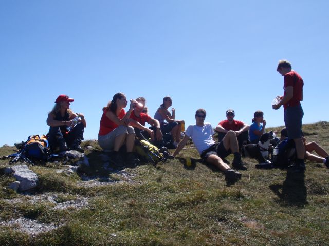 Ötscher Gipfel (1893m)
Sonja, Martina, Hannes, Sissi, Carmen, Dex, Dr. Z, Andrea, Lara, Martin, Elisabeth