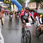 Start in Bad Goisern bei Regen