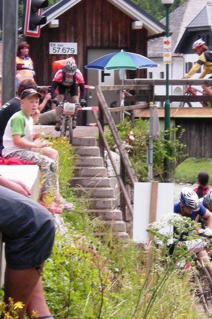 Stiegenabfahrt in Lauffen