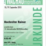 Wachau Viertelmarathon Team Kaba IT (19. September 2010)