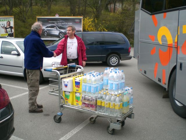 Proviant bunkern bei Metro
