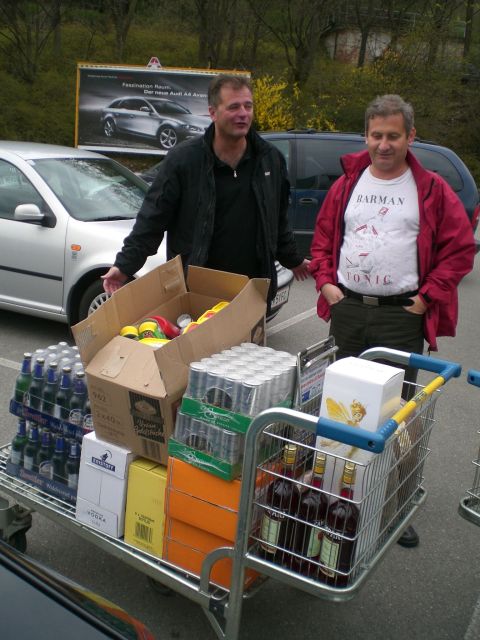 Proviant bunkern bei Metro
