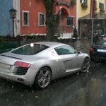 Ein Traumauto (Audi R8) in Kitzbühel