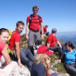 Zwischenstop Rauer Kamm
Martina, Hannes, Martin, Lara, Sonja, Sissi, Dr. Z, Andrea