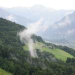 Blick von der Ewigen Wand auf Bad Goisern