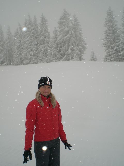 Schneehaserl in der Winterlandschaft am Hahnenkamm